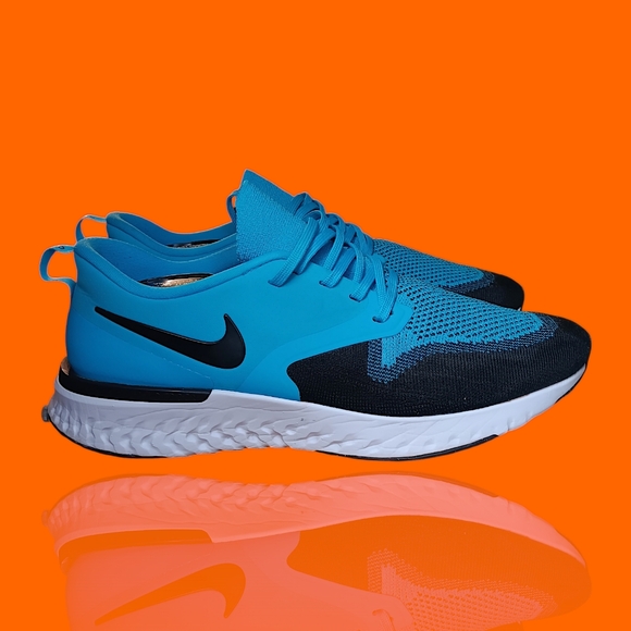 Nike AH1015-402 Odyssey React 2 Flyknit Men’s Size 11 Blue Lagoon VGUC - Picture 9 of 14